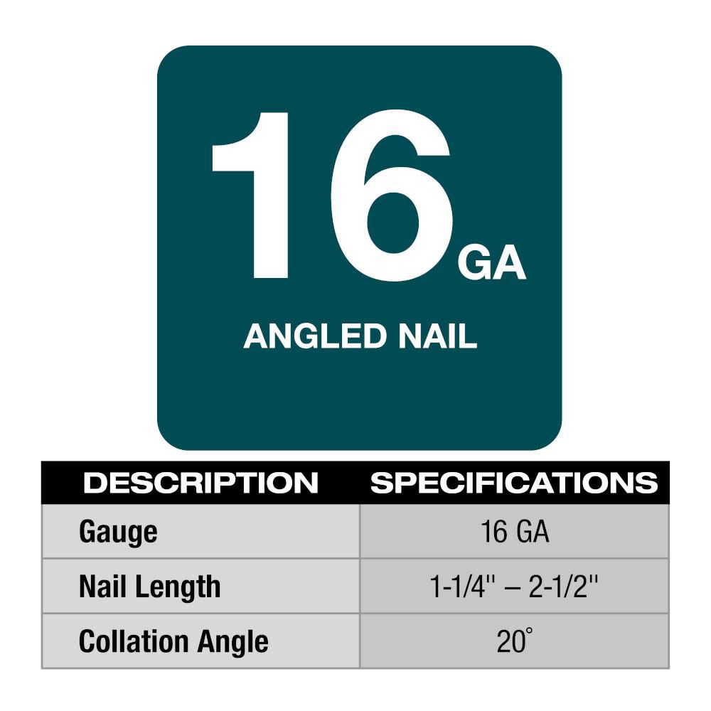 M18 FUEL 16 Gauge Angle Finish Nailer Kit 2742-21CT