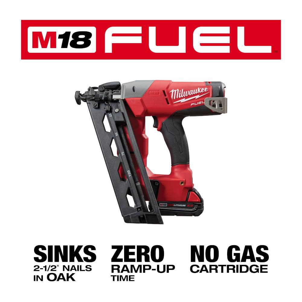 M18 FUEL 16 Gauge Angle Finish Nailer Kit 2742-21CT