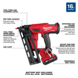 M18 FUEL 16 Gauge Angled Finish Nailer Kit 2841-21CT