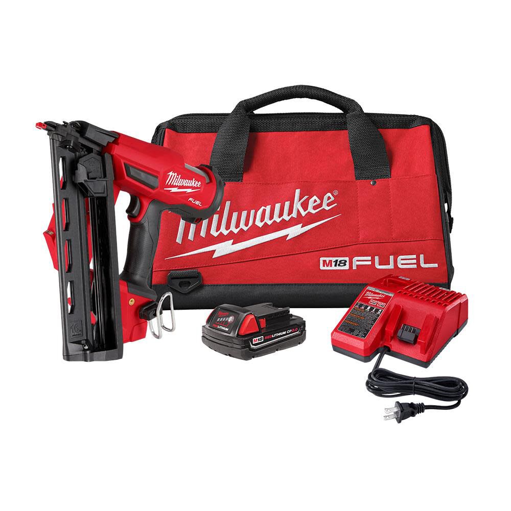 M18 FUEL 16 Gauge Angled Finish Nailer Kit 2841-21CT