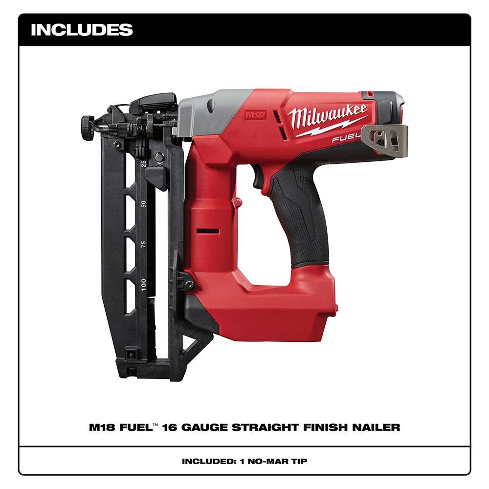 M18 FUEL 16 Gauge Straight Finish Nailer 2741-20