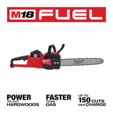 M18 FUEL 16 in Chainsaw & 8 in Pruning Saw Combo Kit Bundle 3004-20-2727-21HD