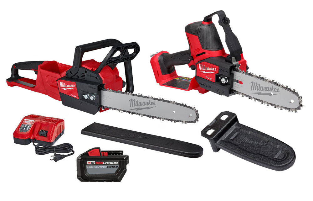 M18 FUEL 16 in Chainsaw & 8 in Pruning Saw Combo Kit Bundle 3004-20-2727-21HD