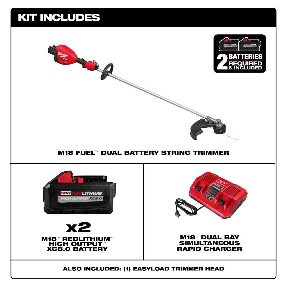 M18 FUEL 17 inch Dual Battery String Trimmer Kit 3006-22