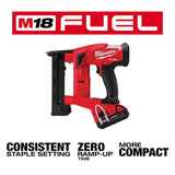 M18 FUEL 18 Gauge 1/4 in. Narrow Crown Stapler Kit 2749-21CT