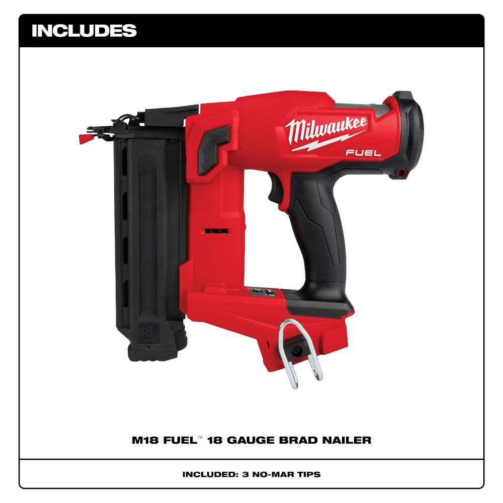 M18 FUEL 18 Gauge Brad Nailer (Bare Tool) 2746-20