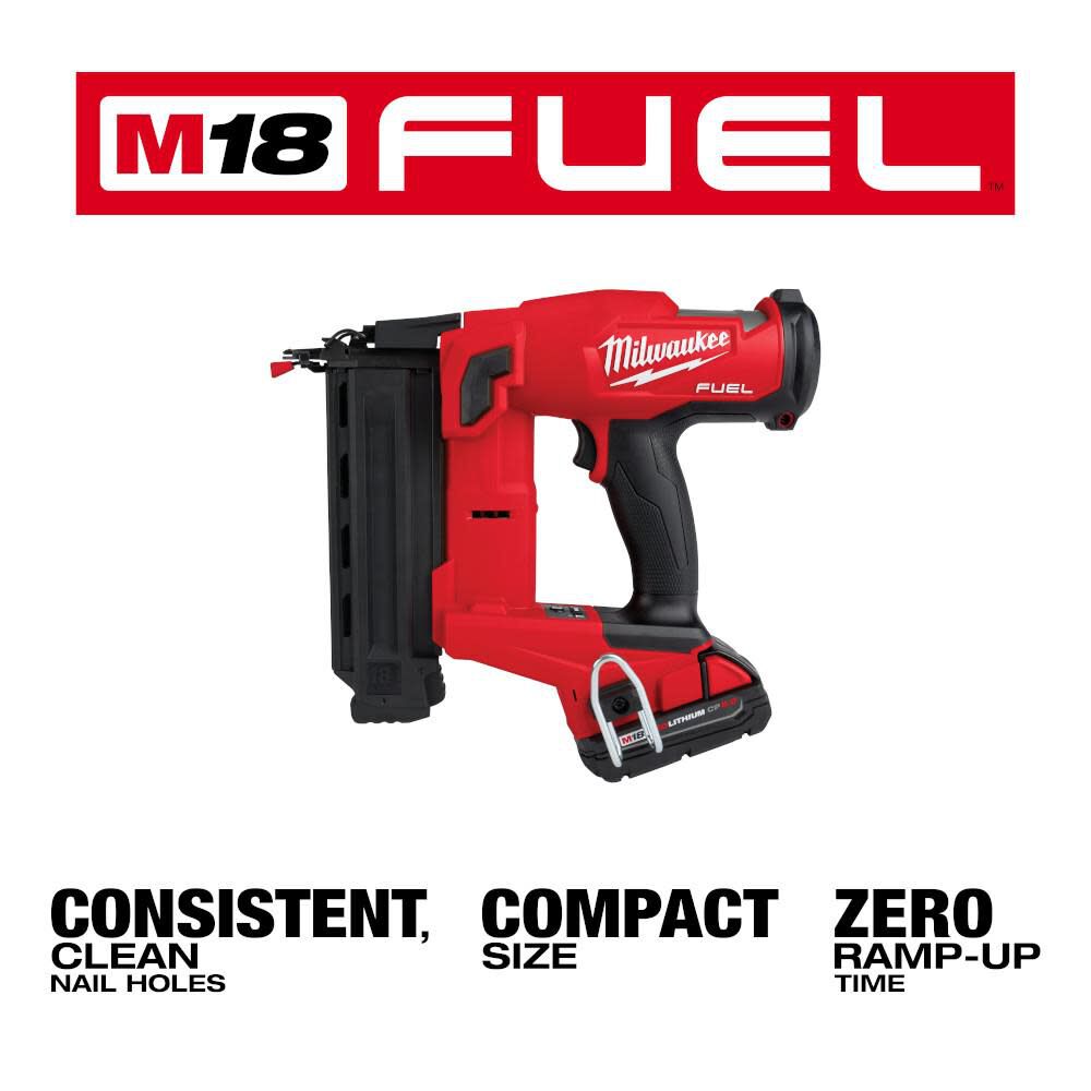 M18 FUEL 18 Gauge Brad Nailer Kit 2746-21CT