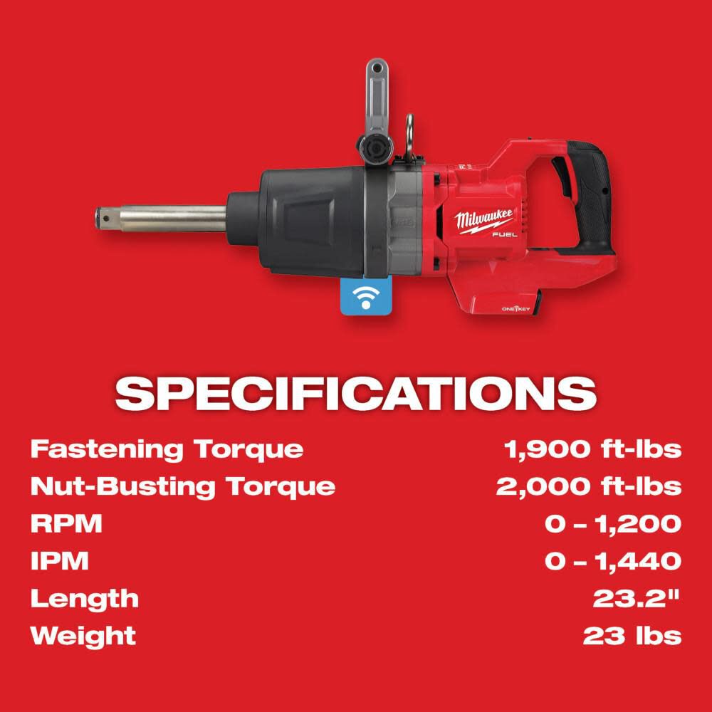 M18 FUEL 1inch D Handl Impact Wrench ONE KEY (Bare Tool) 2869-20