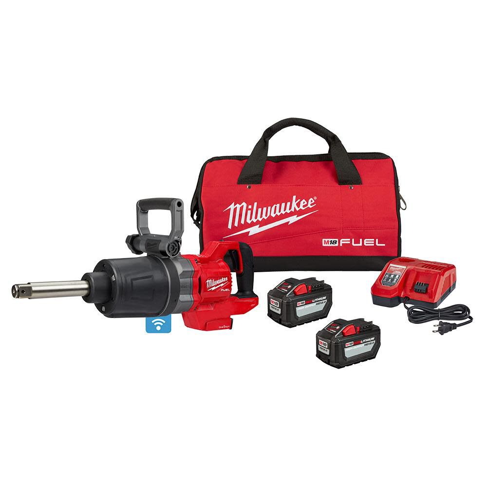 M18 FUEL 1inch D-Handle Ext Anvil High Torque Impact Wrench with ONE-KEY Kit 2869-22HD