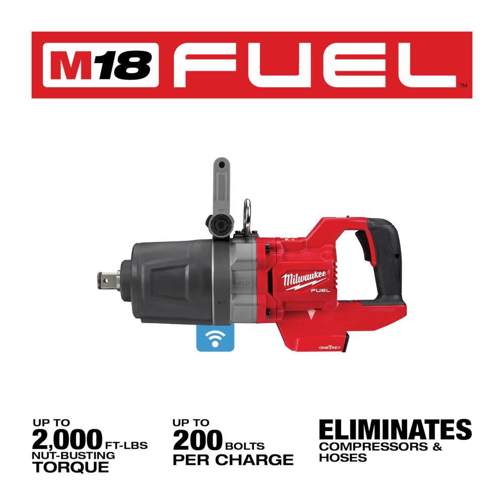 M18 FUEL 1inch D Handle High Torque Impact Wrench ONE KEY (Bare Tool) 2868-20