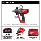 M18 FUEL 1inch High Torque Impact Wrench with ONE-KEY Kit 2867-22