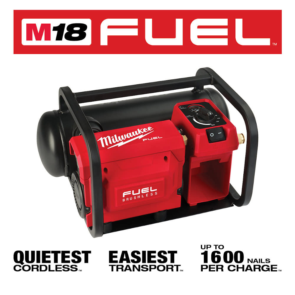 M18 FUEL 2 Gallon Air Compressor with M18 12.0Ah Battery Pack 2840-20BAT