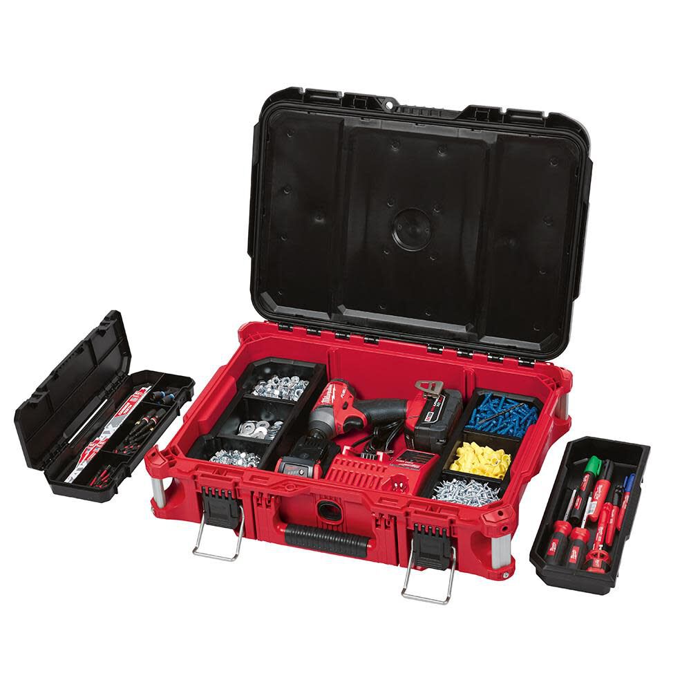 M18 FUEL 2 Gallon Compressor (Bare Tool) with PACKOUT Rolling Tool Box & PACKOUT Tool Box 2840-20PACK