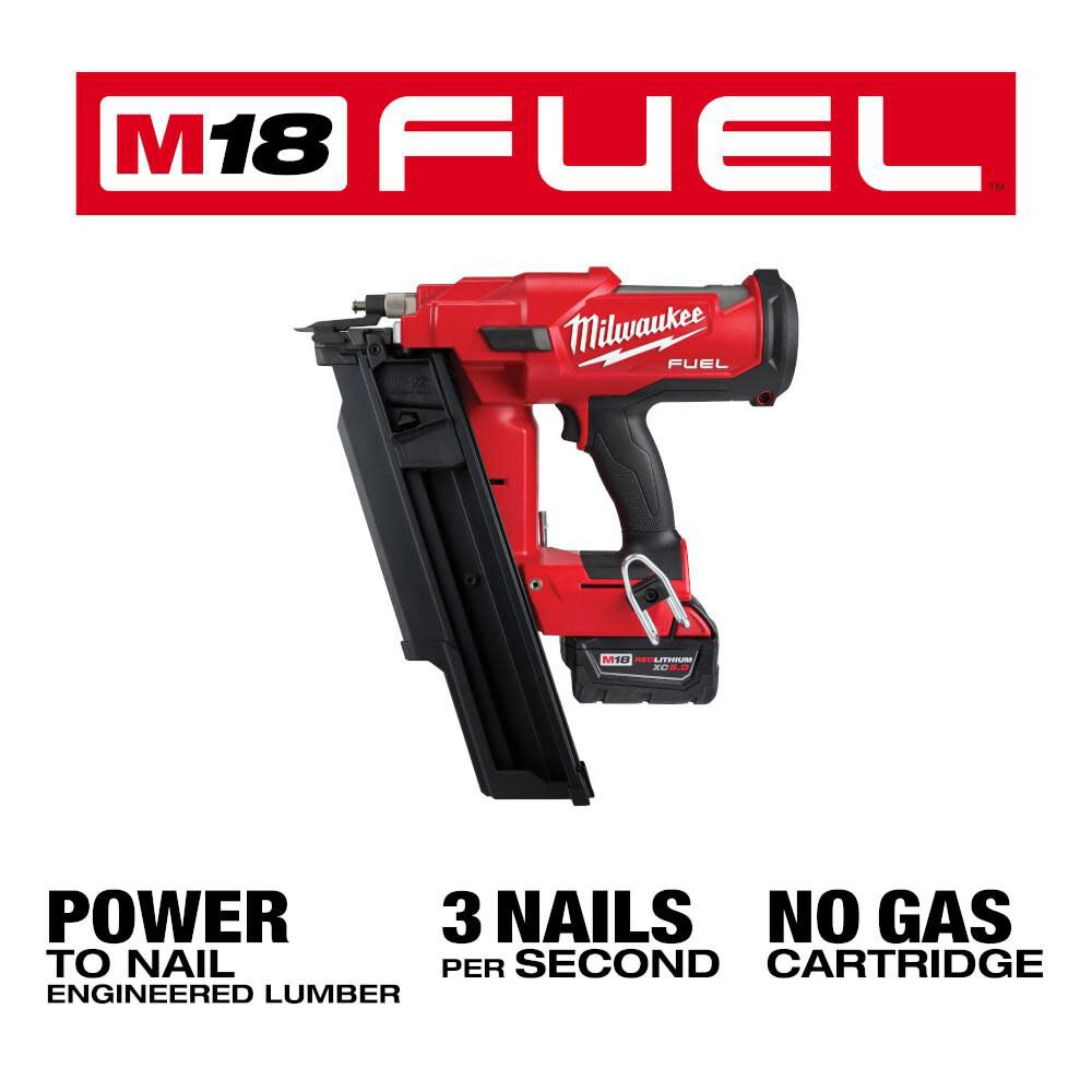 M18 FUEL 21 Degree Framing Nailer Kit 2744-21