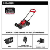 M18 FUEL 21 Inch Self-Propelled Dual Battery Mower (Bare Tool) 2823-20