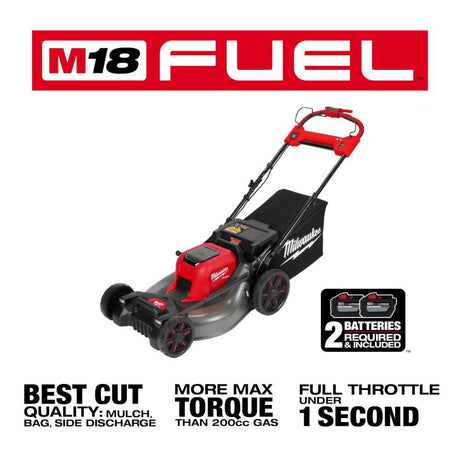 M18 FUEL 21inch Self-Propelled Dual Battery Mower Kit 2823-22HD