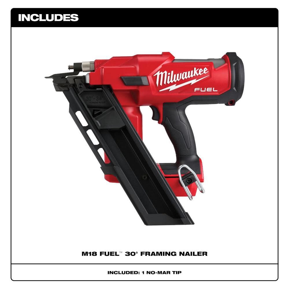 M18 FUEL 30 Degree Framing Nailer (Bare Tool) 2745-20