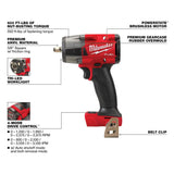 M18 FUEL 3/8 Mid-Torque Impact Wrench with Friction Ring 2960-20