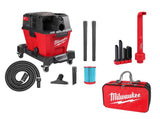 M18 FUEL 6 Gallon Wet/Dry Vacuum (Bare Tool) with 4-in-1 Cleaning Tool & Storage Bag Bundle 0910-20-2026-2019