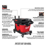 M18 FUEL 6 Gallon Wet/Dry Vacuum Reconditioned (Bare Tool) 0910-80