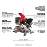 M18 FUEL 7-1/4 in. Dual Bevel Sliding Compound Miter Saw Kit 2733-21