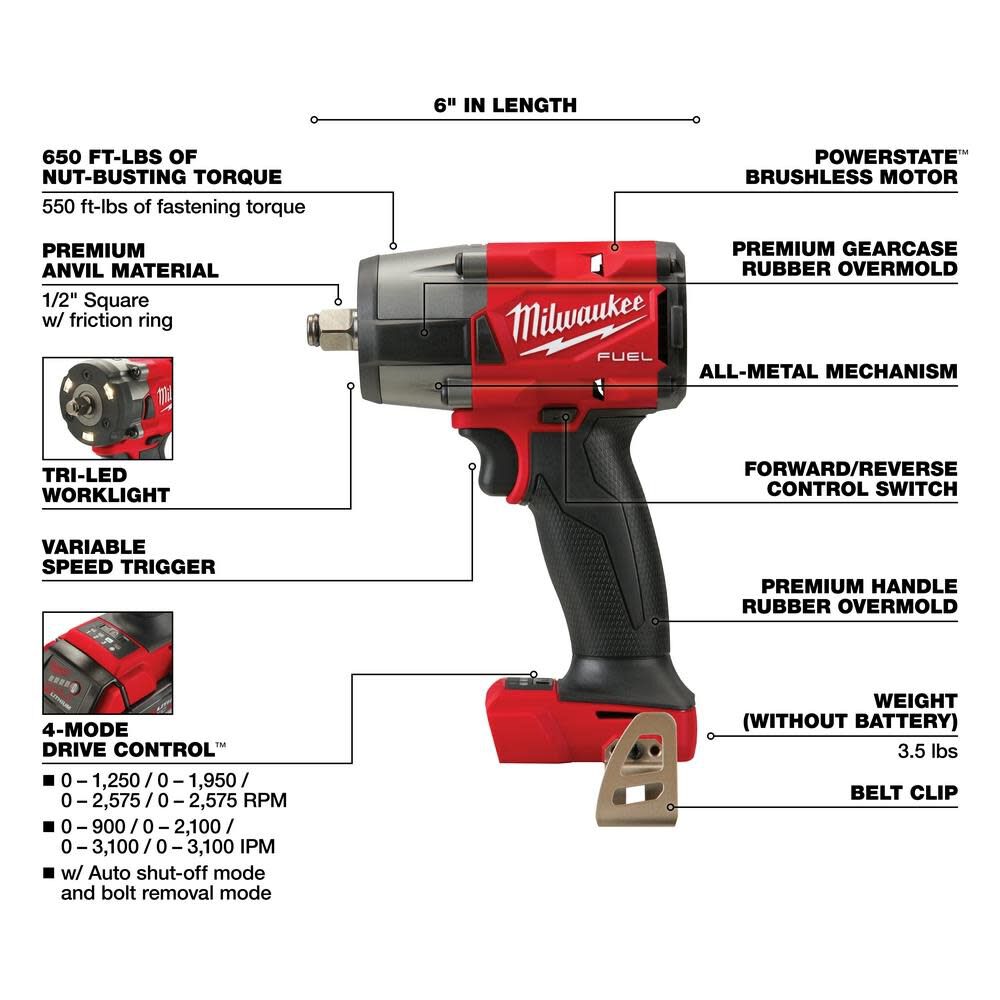 M18 FUEL 7 Tool Combo Kit 3697-27