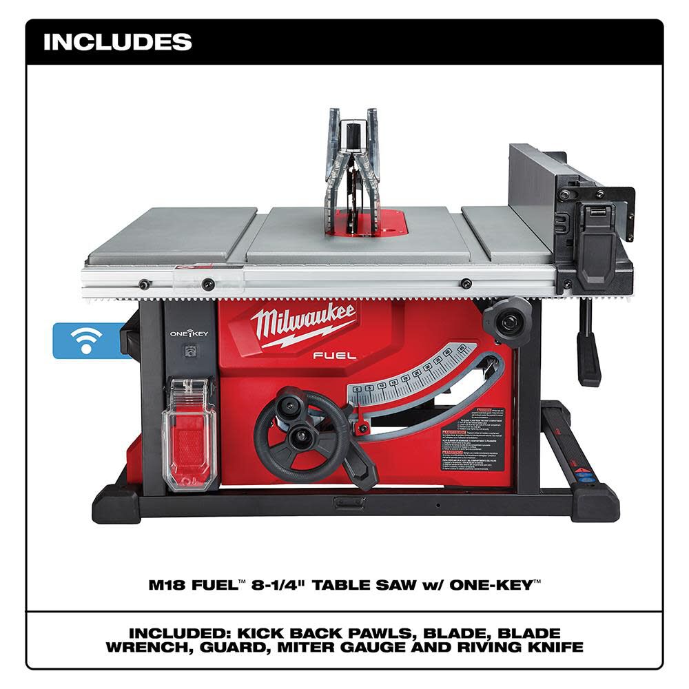 M18 FUEL 8-1/4 in. Table Saw with ONE-KEY 2736-20