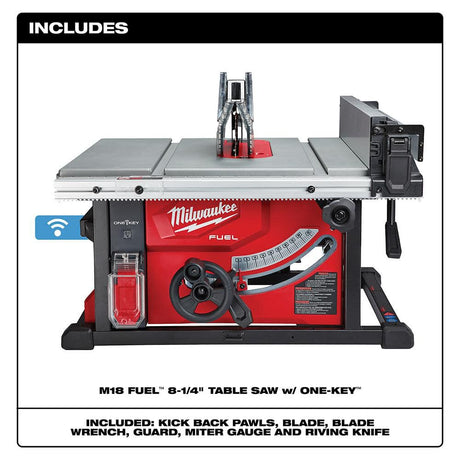 M18 FUEL 8-1/4 in. Table Saw with ONE-KEY 2736-20