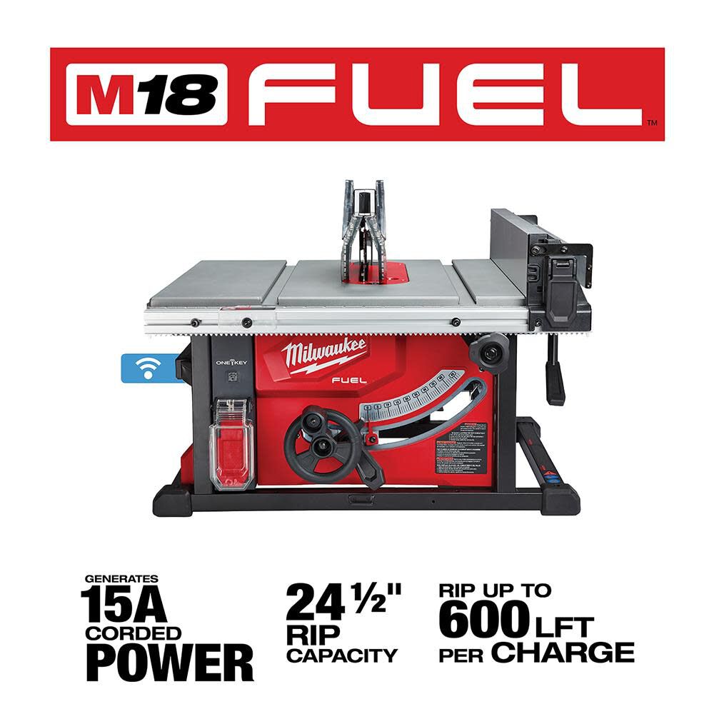 M18 FUEL 8-1/4 in. Table Saw with ONE-KEY 2736-20