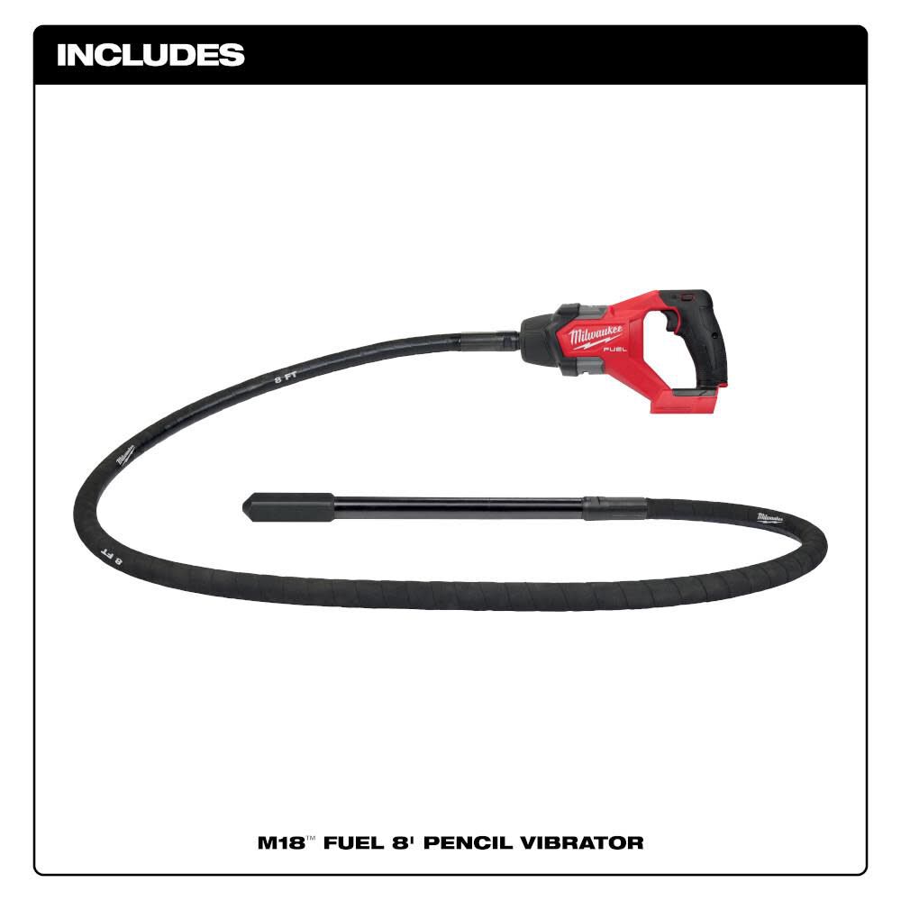 M18 FUEL 8' Concrete Pencil Vibrator (Bare Tool) 2911-20