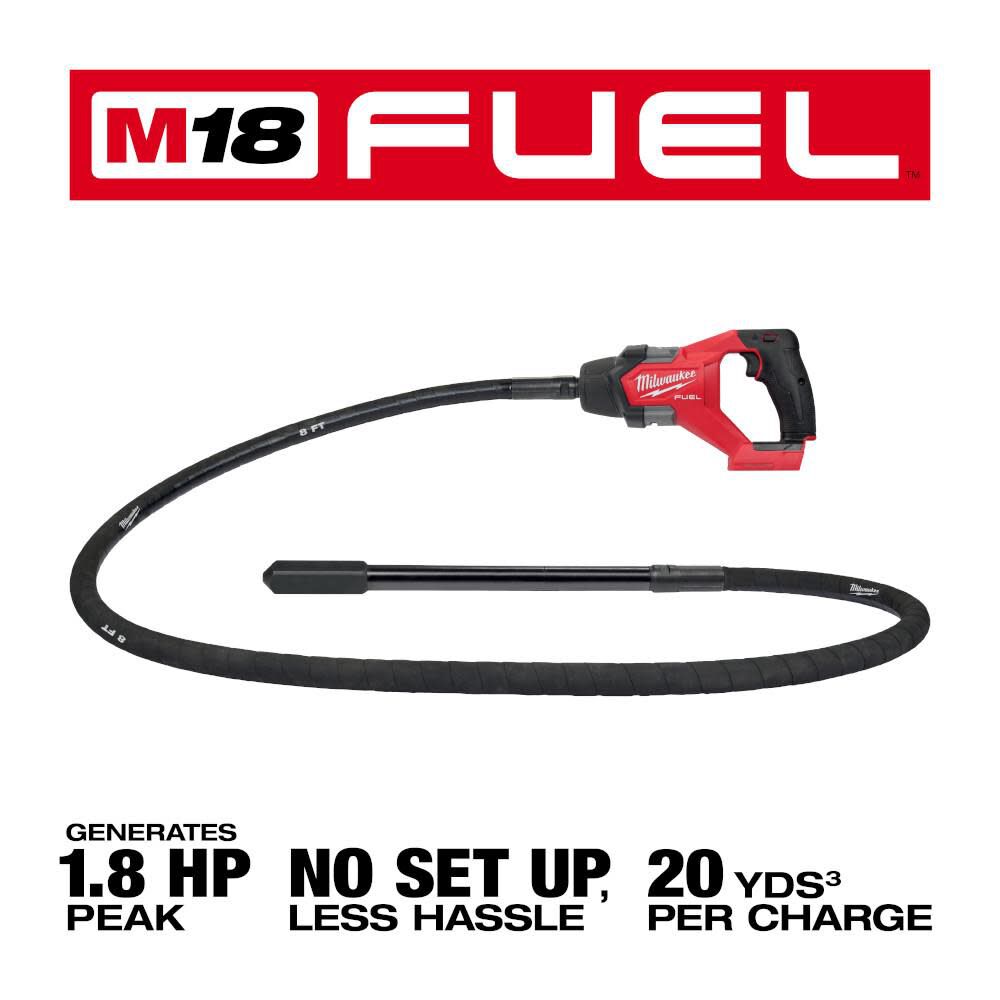 M18 FUEL 8' Concrete Pencil Vibrator (Bare Tool) 2911-20