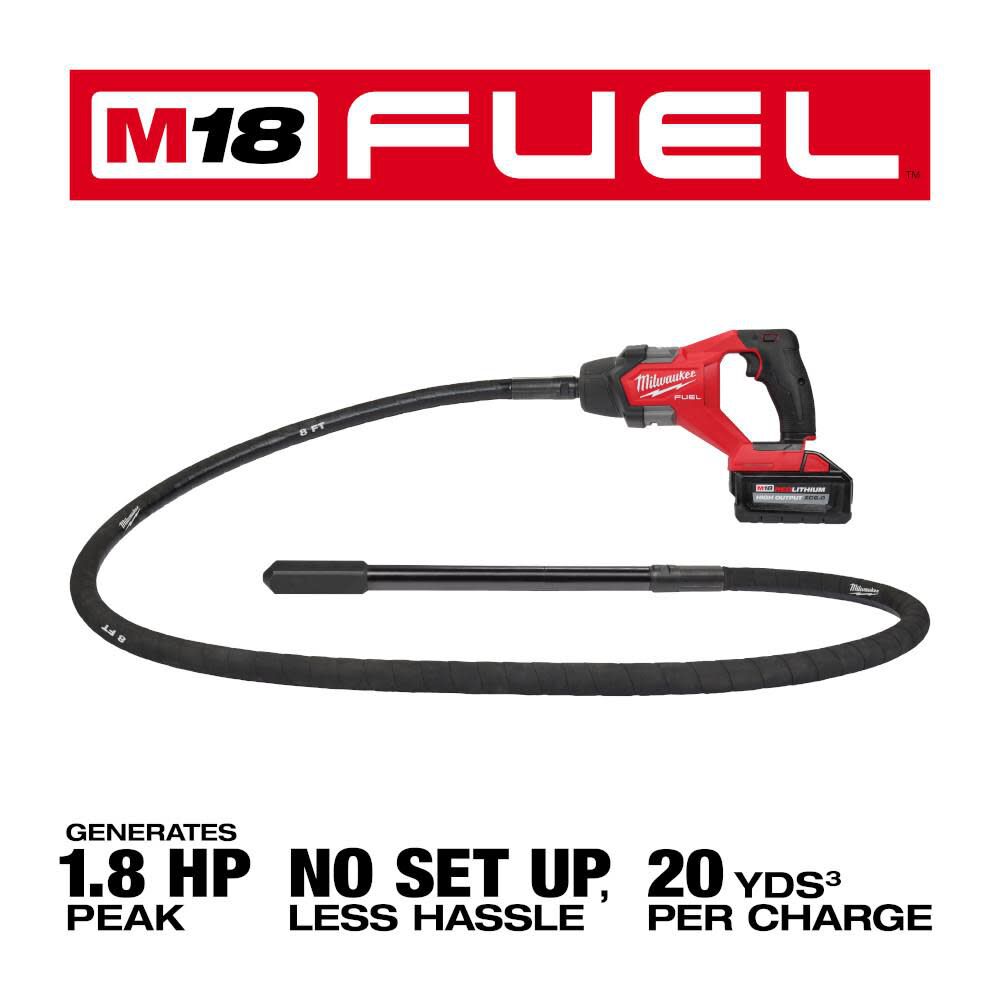 M18 FUEL 8' Concrete Pencil Vibrator Kit 2911-21