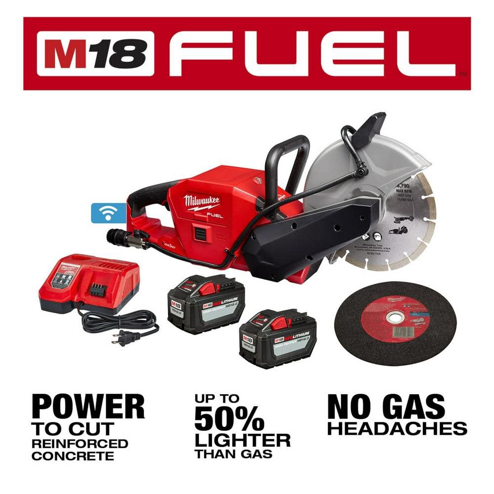 M18 FUEL 9 in. Cut-Off Saw with ONE-KEY Kit 2786-22HD