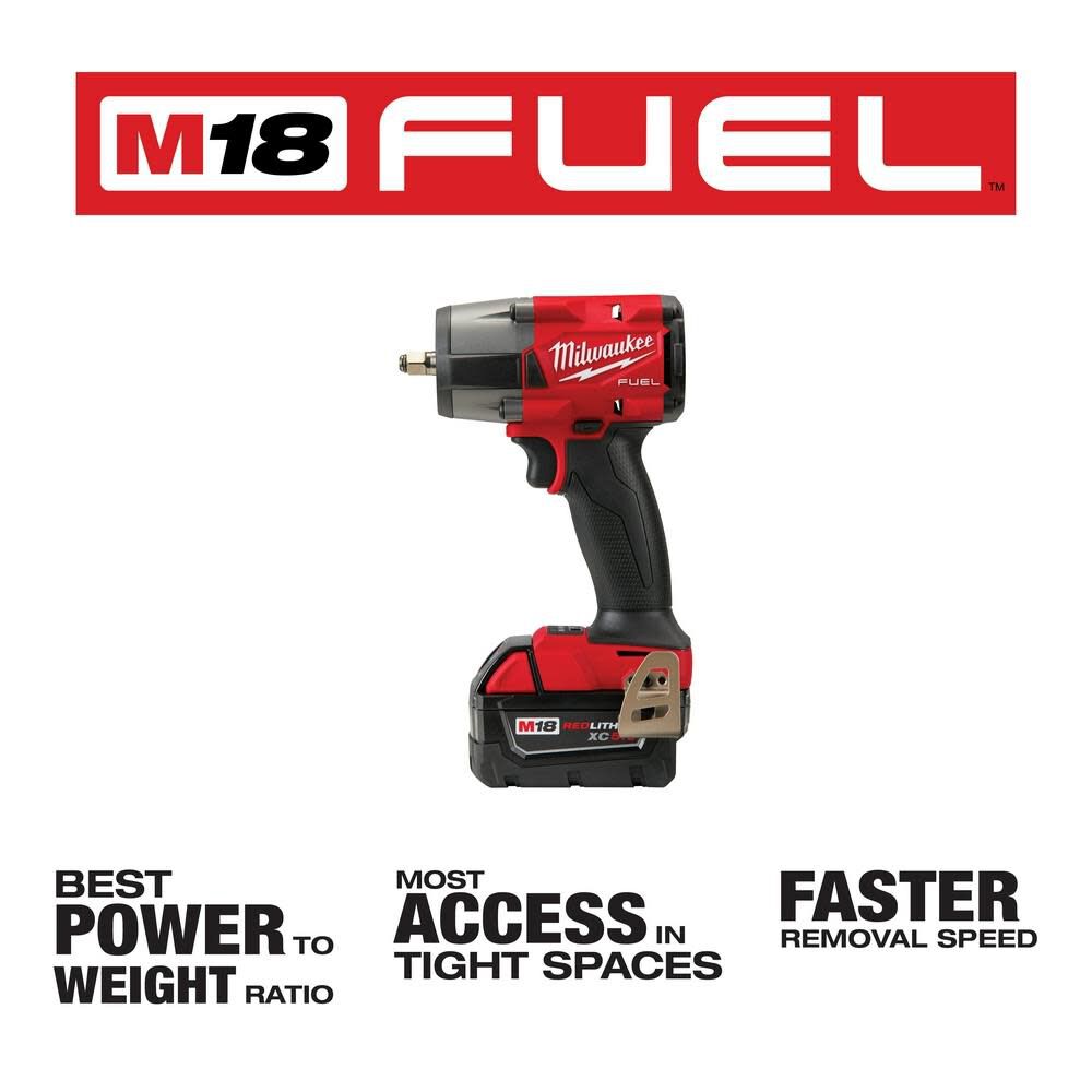 M18 FUEL Automotive Combo Kit with 1/2 in High Torque Impact Wrench & 3/8 in Mid-Torque Impact Wrench 3010-22