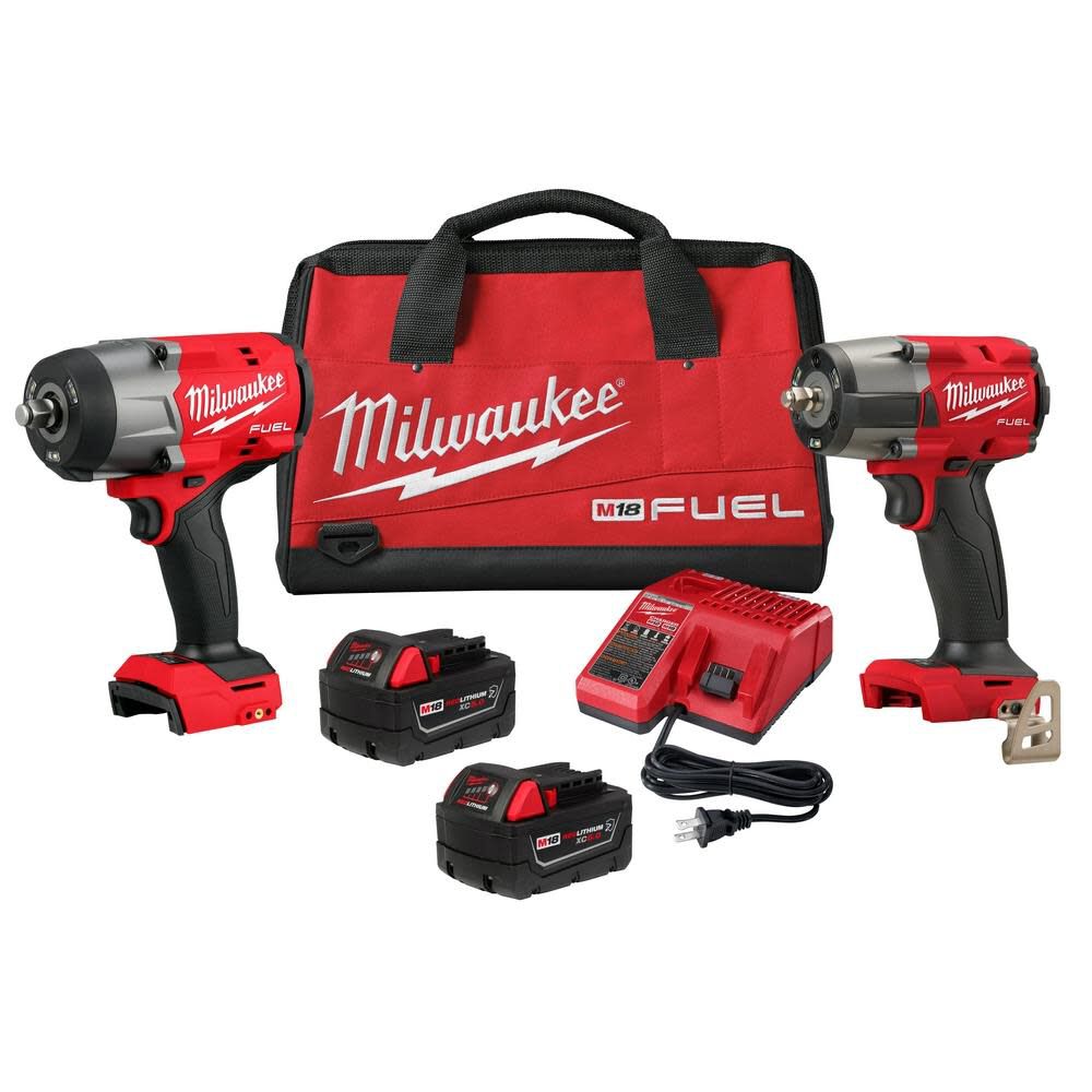 M18 FUEL Automotive Combo Kit with 1/2 in High Torque Impact Wrench & 3/8 in Mid-Torque Impact Wrench 3010-22