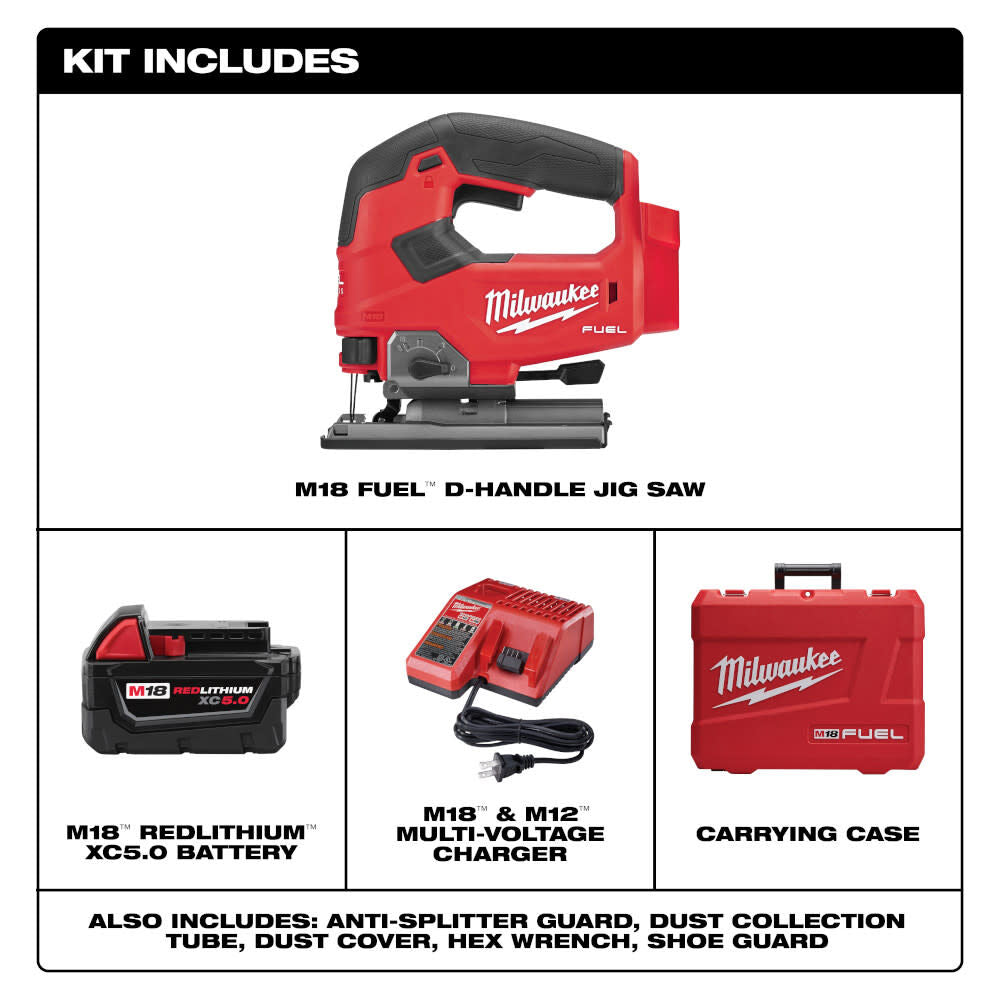 M18 FUEL D-handle Jig Saw Kit 2737-21