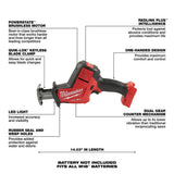 M18 FUEL HACKZALL Reciprocating Saw (Bare Tool) 2719-20