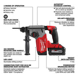 M18 FUEL Rotary Hammer 1inch SDS Plus Kit 2912-22