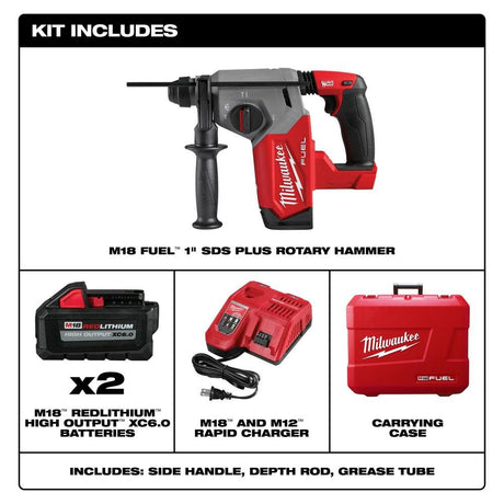 M18 FUEL Rotary Hammer 1inch SDS Plus Kit 2912-22