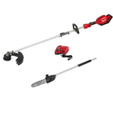 M18 FUEL String Trimmer with QUIK-LOK Pole Saw Attachment 2825-21STPS