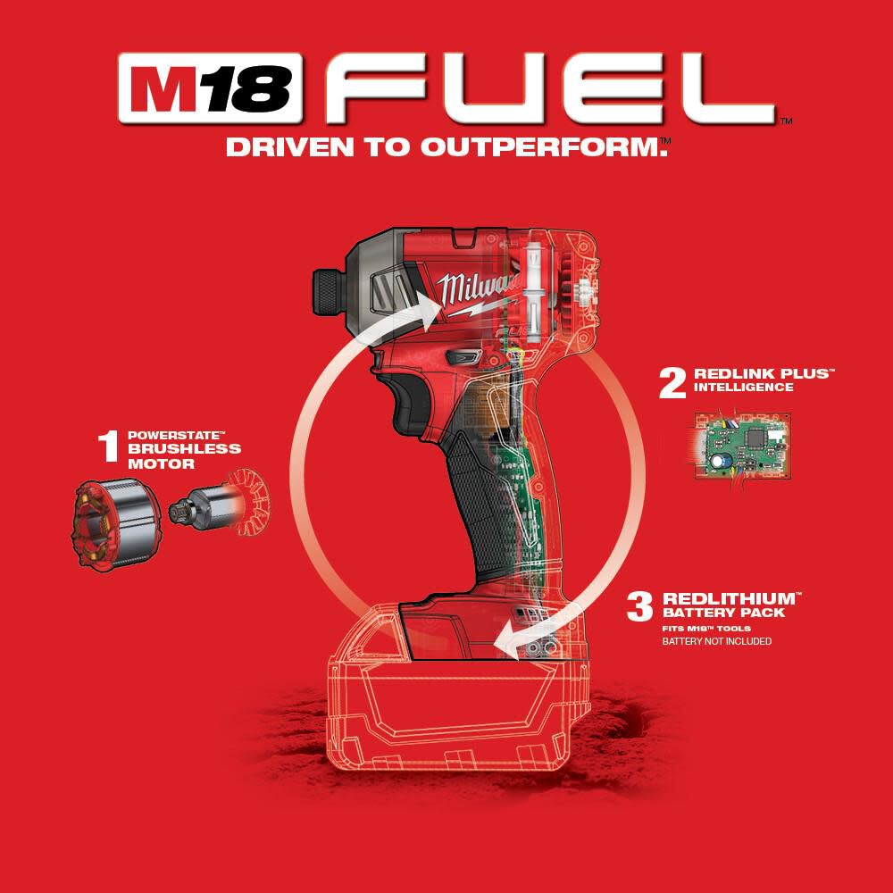 M18 FUEL SURGE 1/4 in. Hex Hydraulic Driver (Bare Tool) 2760-20