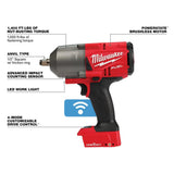 M18 FUEL with ONE-KEY High Torque Impact Wrench 1/2 in Friction Ring (Bare Tool) 2863-20