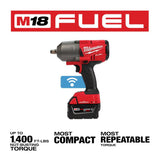 M18 FUEL with ONE-KEY High Torque Impact Wrench 1/2inch Friction Ring Kit 2863-22R