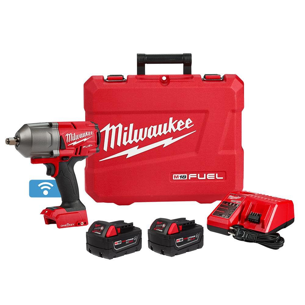 M18 FUEL with ONE-KEY High Torque Impact Wrench 1/2inch Friction Ring Kit 2863-22R