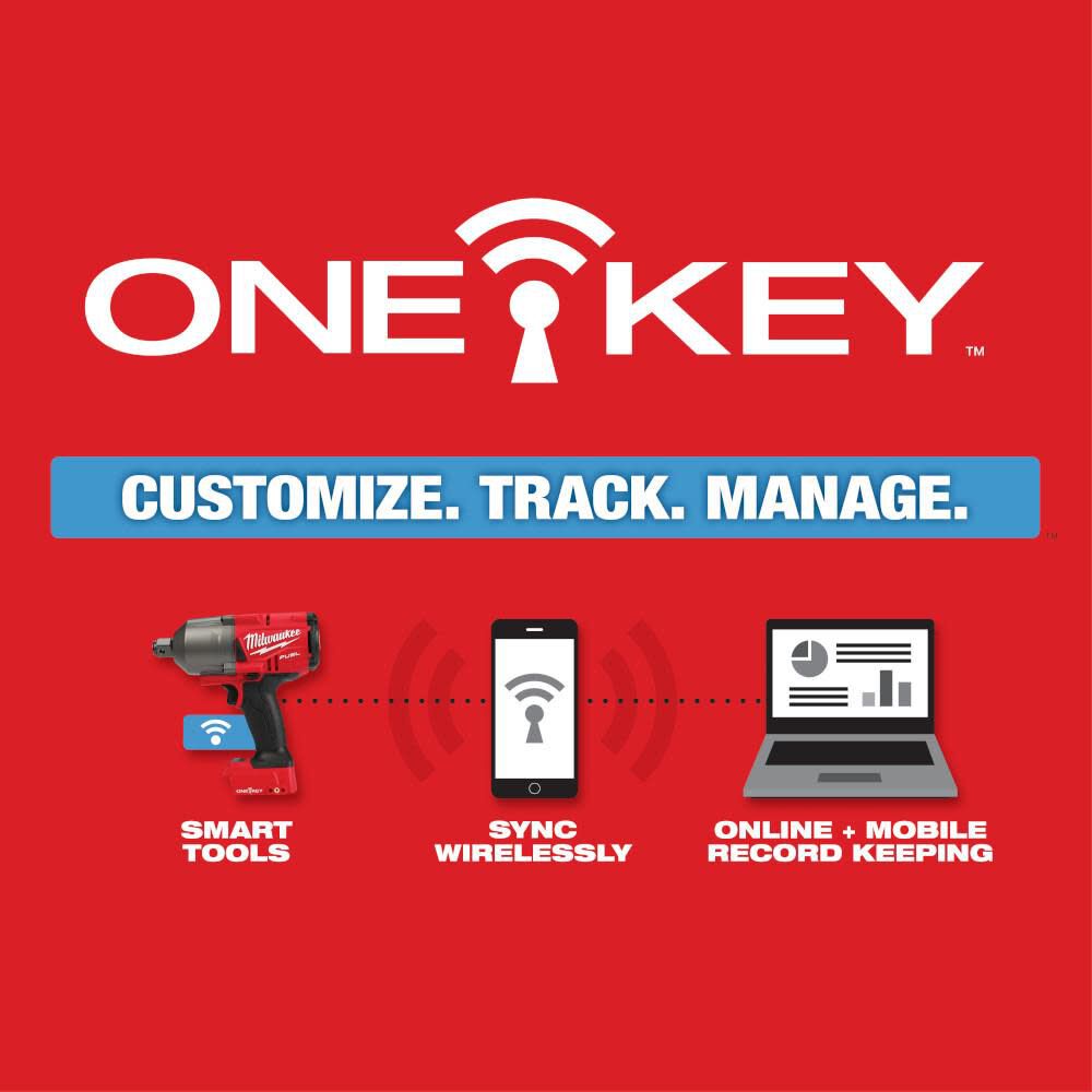 M18 FUEL with ONE-KEY High Torque Impact Wrench 3/4inch Friction Ring Kit 2864-22R