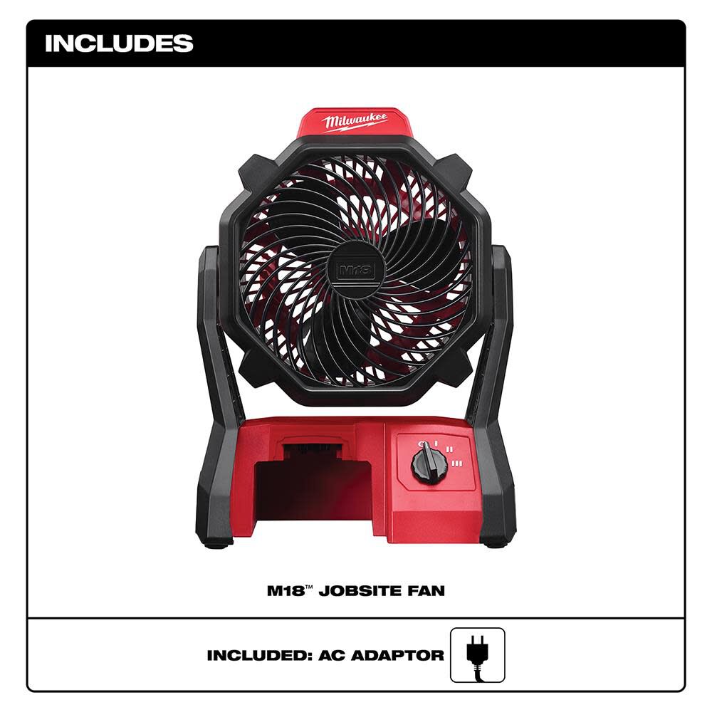 M18 Jobsite Fan (Tool Only) 0886-20