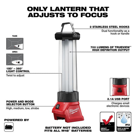 M18 LED Lantern/Flood Light (Bare Tool) 2363-20