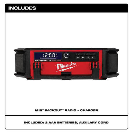 M18 PACKOUT Radio + Charger (Bare Tool) 2950-20