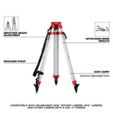 M18 Red Exterior Dual Slope Rotary Laser Level Kit with Receiver, Remote, Grade Rod & Tripod 3704-21T