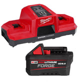 M18 REDLITHIUM FORGE XC6.0 Battery Pack & Dual Bay Charger Kit Bundle 48-59-1815-1861